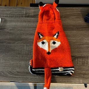 Fox dog sweater. 100% wool